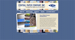 Desktop Screenshot of centralpaperonline.com