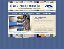 Tablet Screenshot of centralpaperonline.com